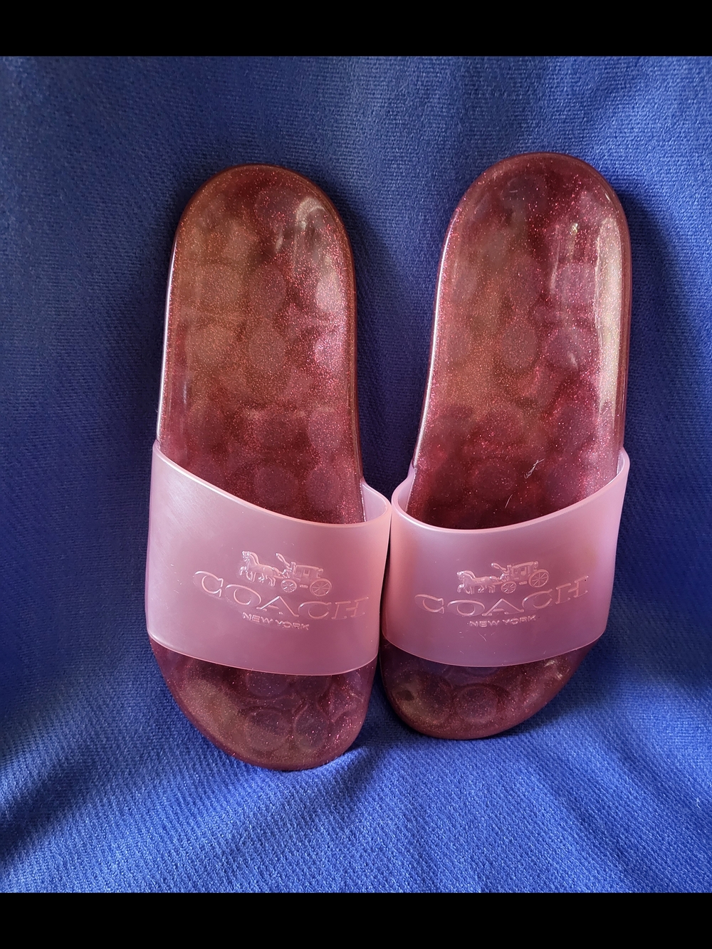Coach Pink Slide Sandals - Women's Slip-On Slides - Picture 8 of 8